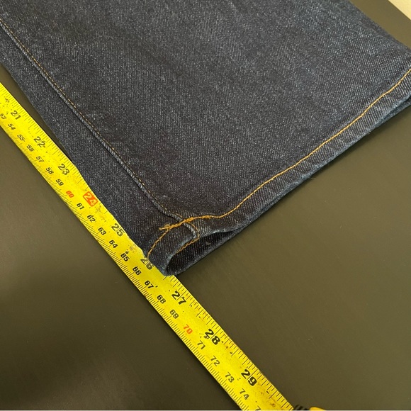 Lands’ End Dark Wash Denim Straight Leg Jeans - Picture 11 of 12